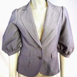 BCBGMaxAzria Posh Gray Blazer Jacket XS